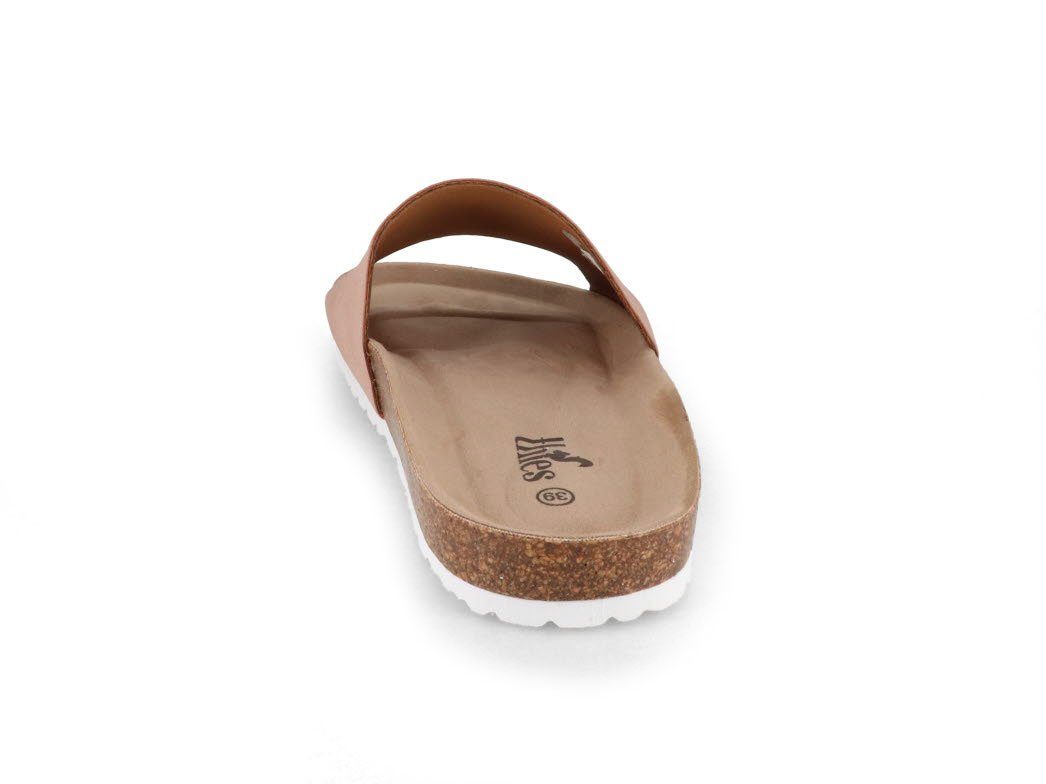 Eco thies nachhaltig Soft, Pantolette, Bodiee rose, Hausschuh Damen Pantolette Pool Fußbet Slide,