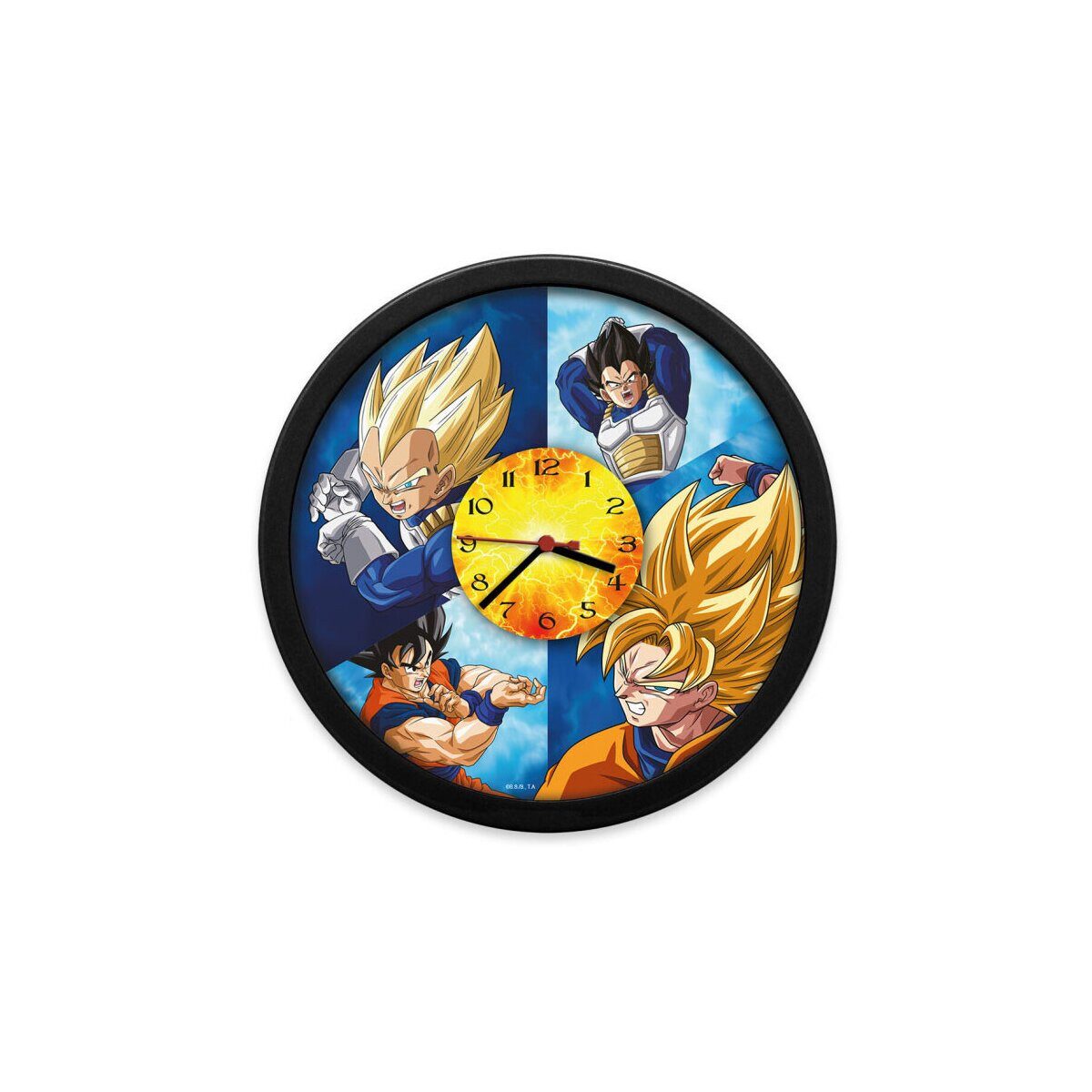 Dragon Ball Wanduhr Dragon Ball Wanduhr 25cm Fighters Anime Uhr günstig online kaufen