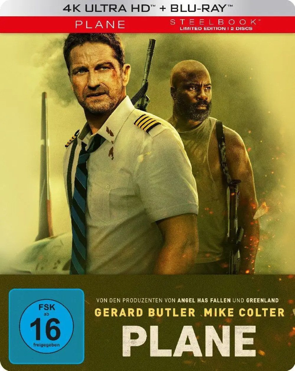 Blu-ray Plane, 1 4K UHD-Blu-ray + 1 Blu-ray (SteelBook)