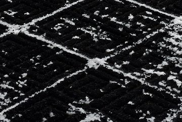 Teppich BLACKLINE QUADRO, WK WOHNEN, rechteckig, Höhe: 8 mm, fein eingefasst, sowie speziell veredelt, besonders flache Struktur