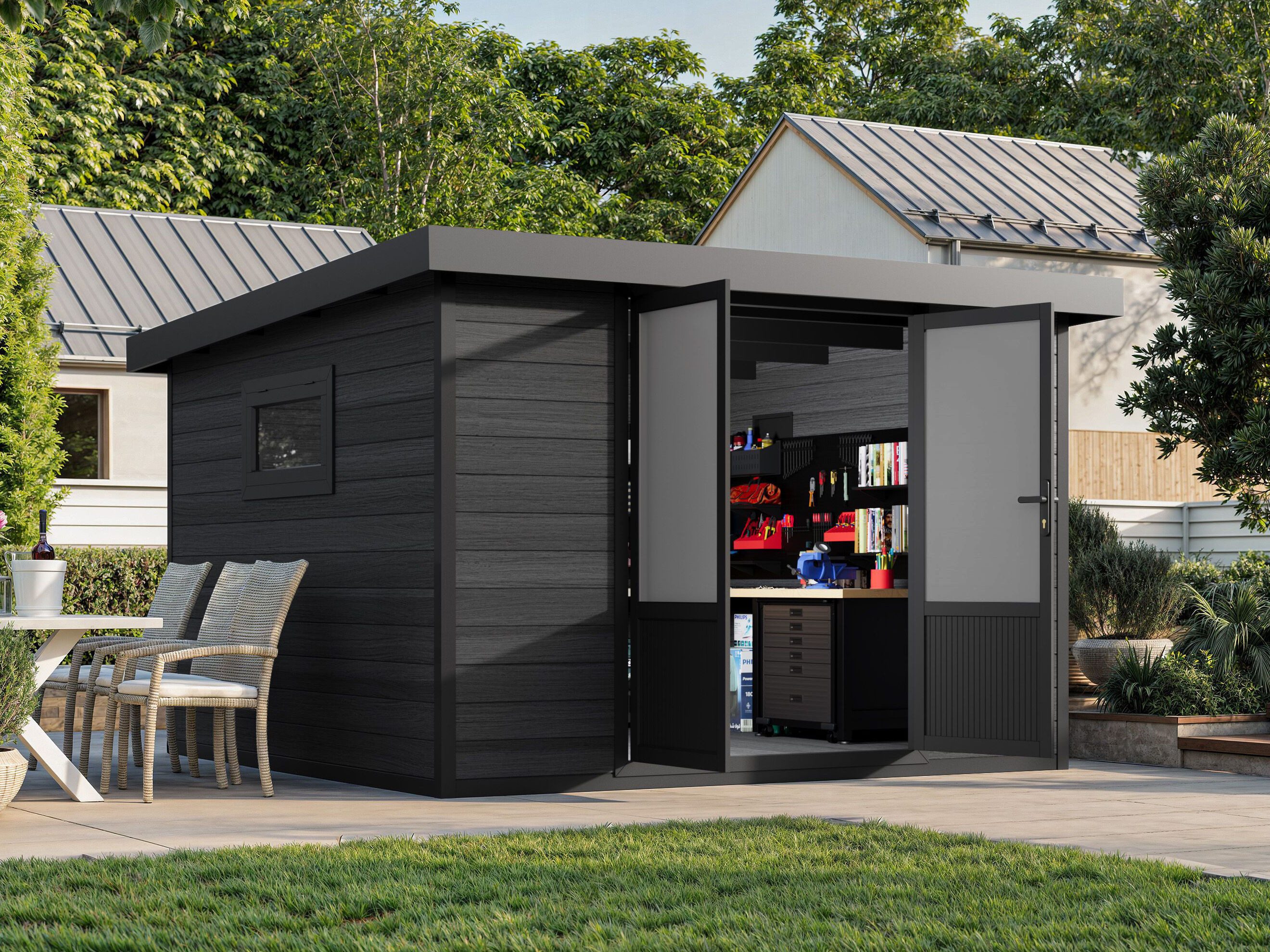Fjordholz Gartenhaus Style DeLuxe 8,4 m² günstig online kaufen