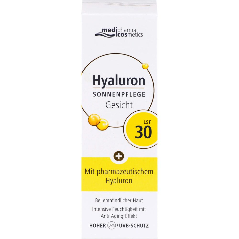Sonnenschutzcreme Hyaluron Sonnenpflege Gesicht LSF 30