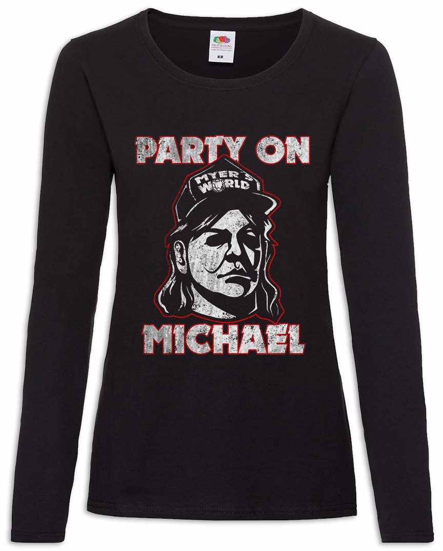 Langarmshirt Party On Michael Damen Langarmshirt Halloween Horror H20 Myers Waynes