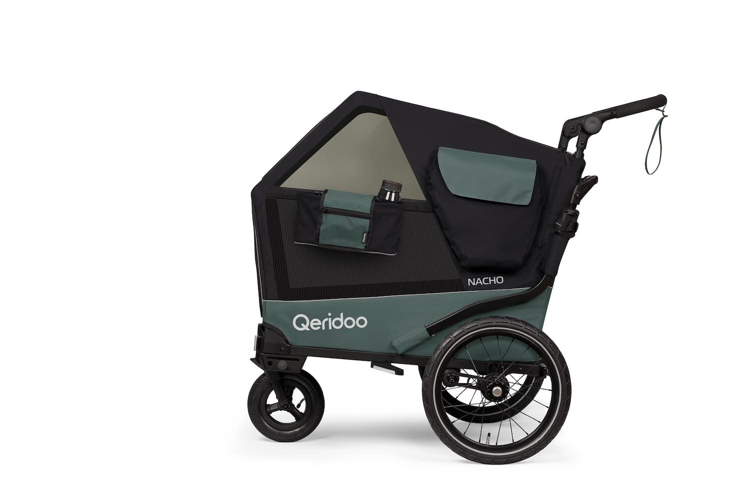 Qeridoo Fahrradhundeanhänger Qeridoo Nacho Hundeanhänger, Für Hunde bis 25 kg