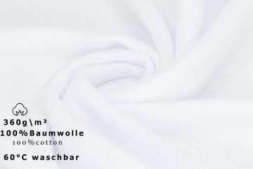 Betz Handtuch Set 10-tlg. Handtuch-Set PALERMO Farbe weiß, 100% Baumwolle (Set, 10-St)