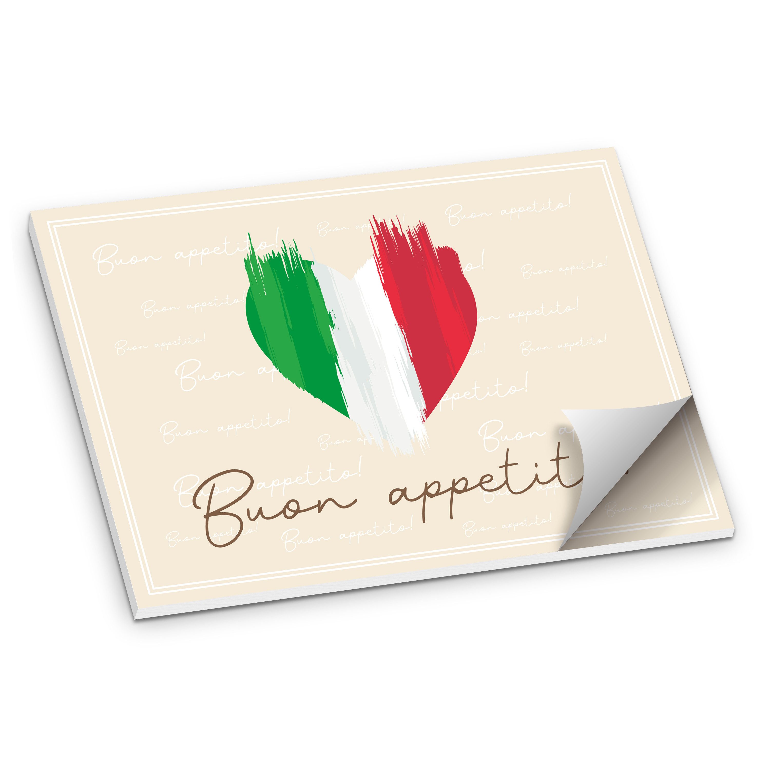 itenga Platzset itenga Tischset ITALIEN 50 Blatt Papier DIN A3