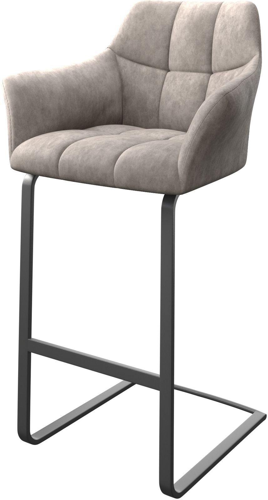 DELIFE Barhocker Yulo-Flex, Freischwinger flach Metall günstig online kaufen