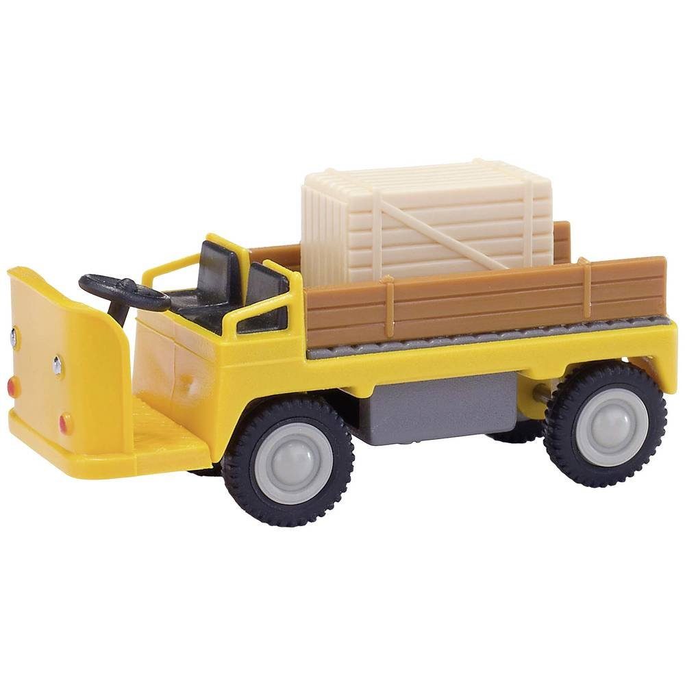 Mehlhose Modelleisenbahn-Straße H0 E-Karre Balkancar mit Holzkiste 210010024