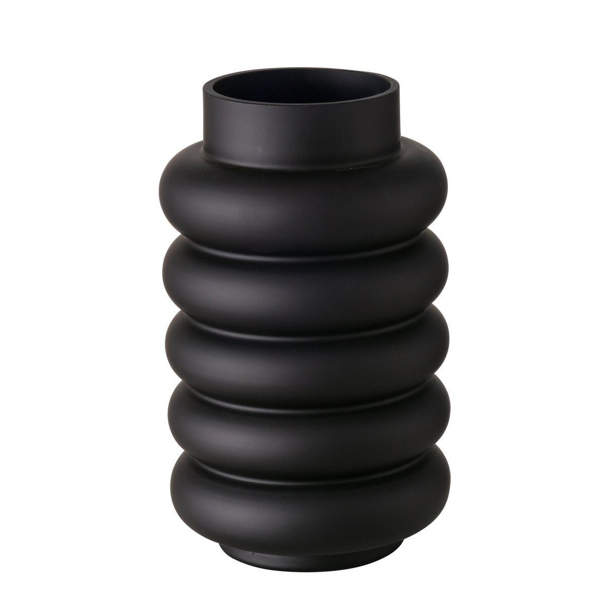 BOLTZE Freizeittasche BOLTZE Vase Ribbo schwarz 25cm