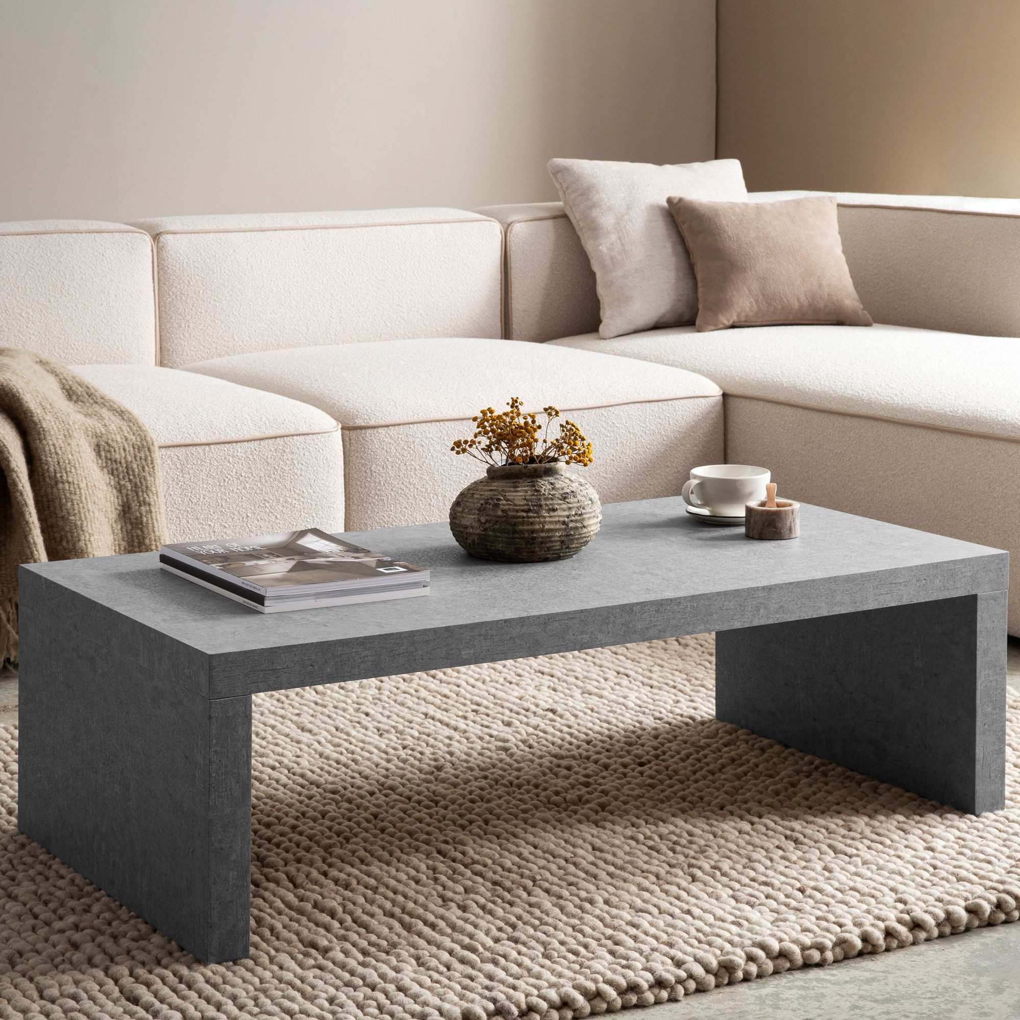 FINEBUY Couchtisch FB59788 (110x55x35 cm MDF, günstig online kaufen
