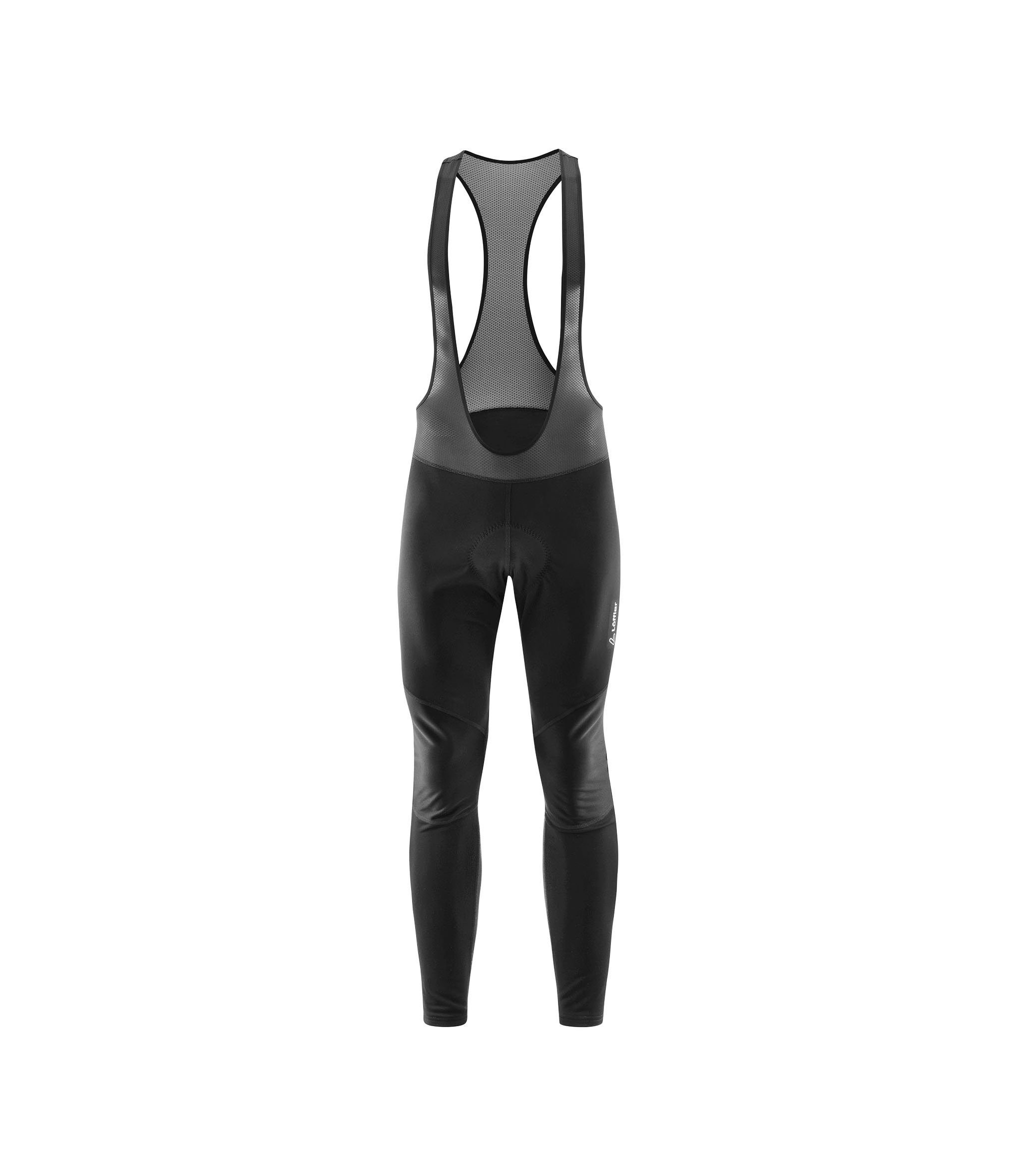 Löffler Fahrradhose Bike BIB Tight AB Elastic (winddicht, wärmeisolierend) lang schwarz
