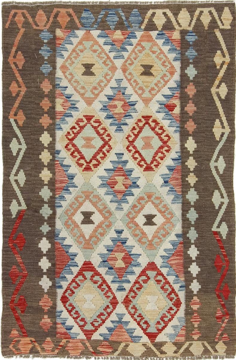 Nain rechteckig, Orientteppich Orientteppich, 103x153 Moderner Höhe: Handgewebter 3 Trading, Kelim Heritage Afghan mm