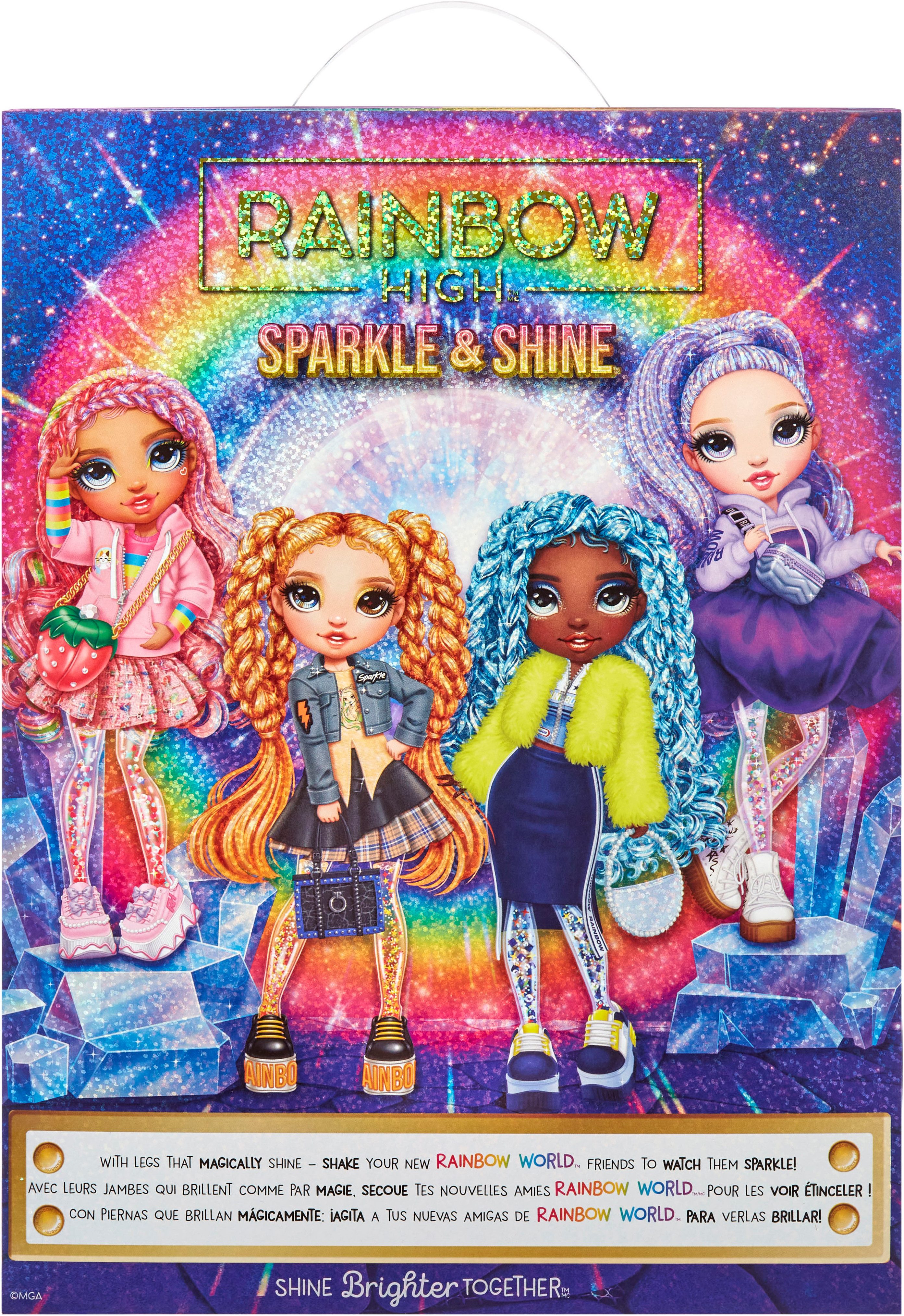 Rainbow High Anziehpuppe Rainbow High Sparkle & Shine Fashion Dolls - ROSETTA (Pink)
