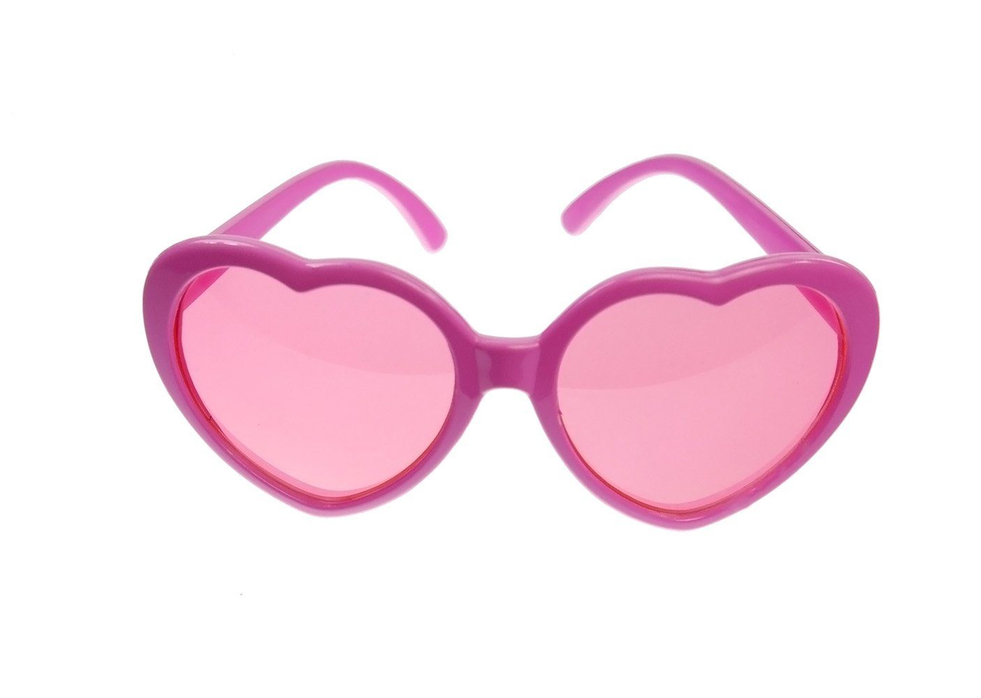partydeco Kostüm, Sonnenbrille Herz Kunststoff 14x13x6cm rosa günstig online kaufen
