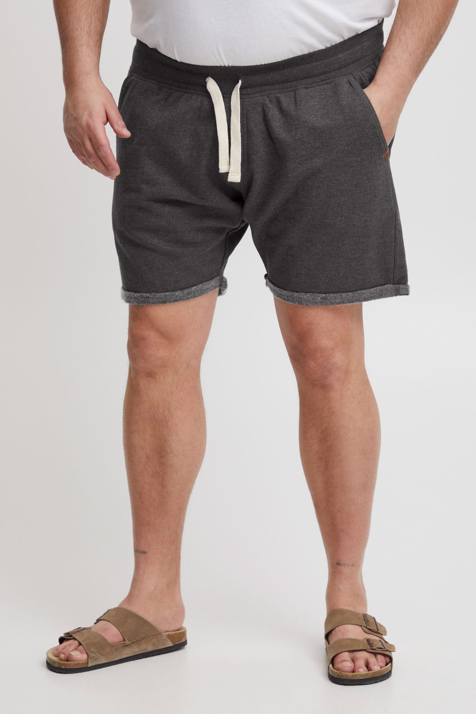 Blend BHTimo sweatshorts voor heren, korte broek, joggingbroek met fleece binnenkant en koord, regular fit, grijs (charcoal 70818), XL