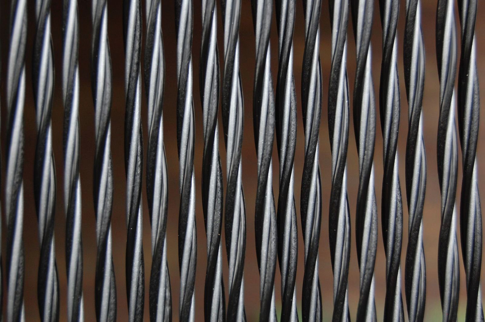 La Tenda Insektenschutz-Vorhang Türvorhang PADOVA 3 Streifenvorhang schwarz, 100 x 230 cm, PVC - Länge und Breite individuell kürzbar