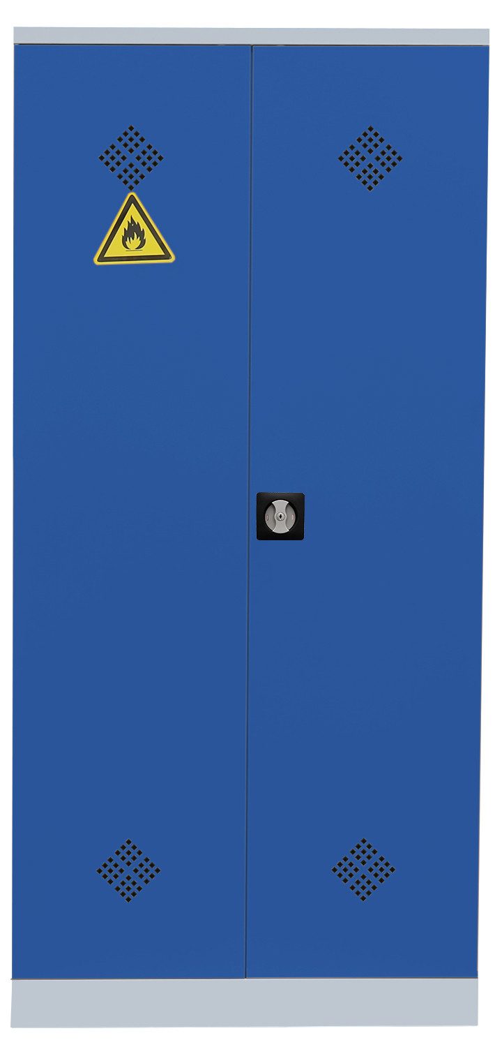 Steelboxx Mehrzweckschrank Umweltschrank Gefahrstoffschrank Spritzmittelspind 195x91,6x42,2cm (1-St) Komplett verschweißt und montiert - keine Montage erforderlich