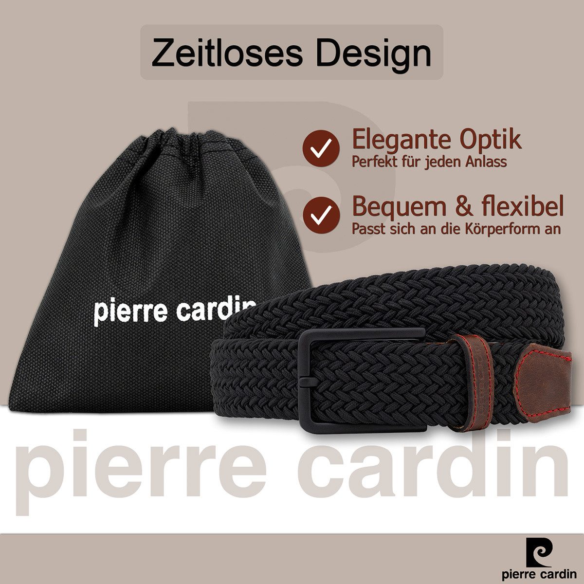 Pierre Cardin Stoffgürtel