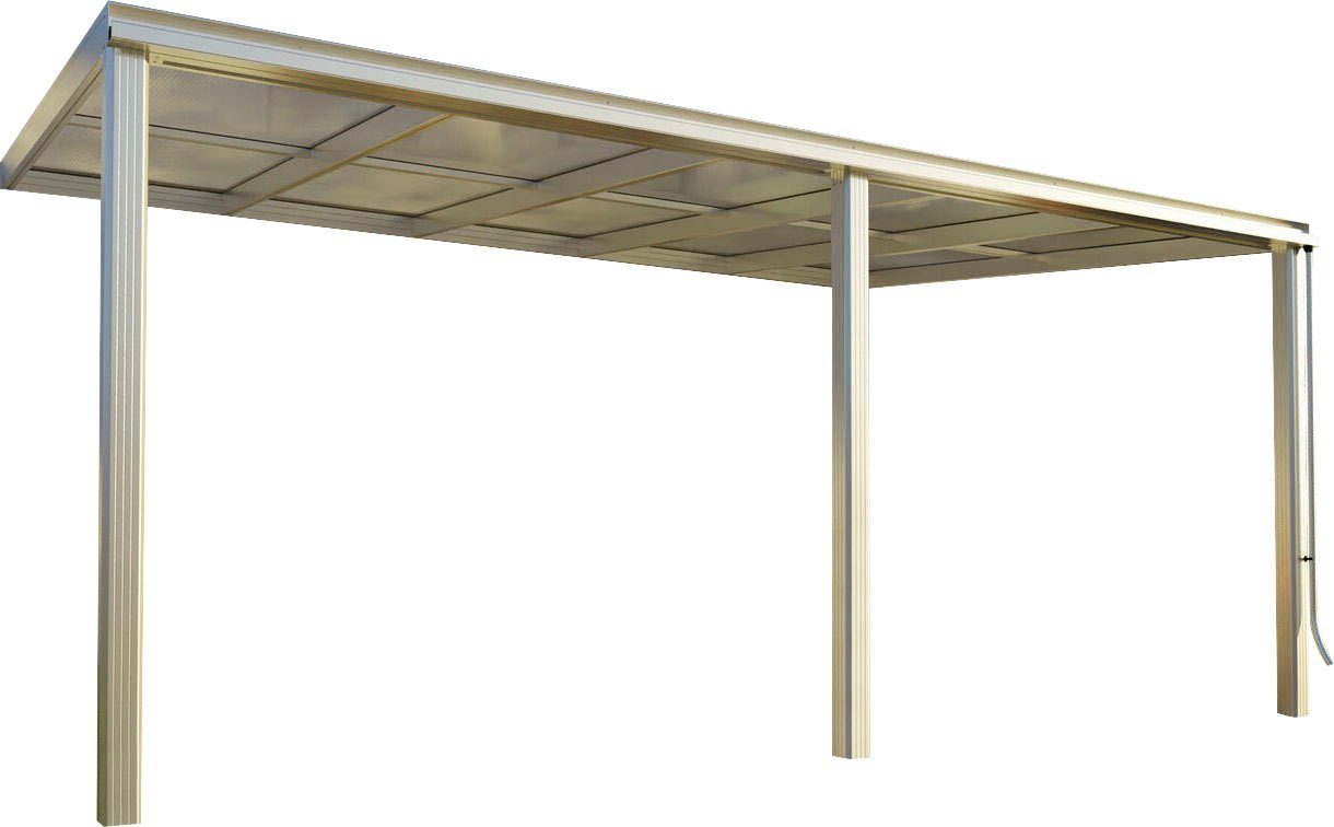 Beckmann Terrassendach Exklusiv Gr. 7, BxT: 508x321,7 cm, Bedachung Doppelstegplatten