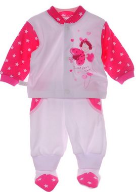 La Bortini Erstausstattungspaket Baby Anzug 3Tlg Hemdchen Hose Mütze 44 50 56 62 68