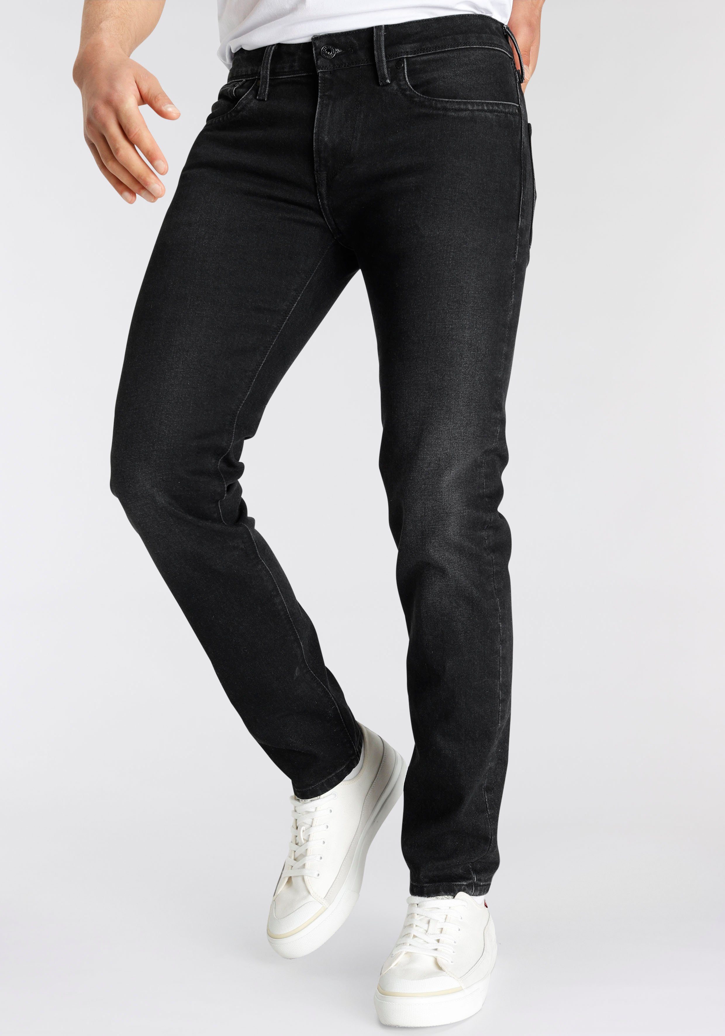 Pepe Jeans black Slim-fit-Jeans Hatch washed
