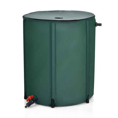 COSTWAY Regentonne 225L Regenwassertank, 60x60x80cm