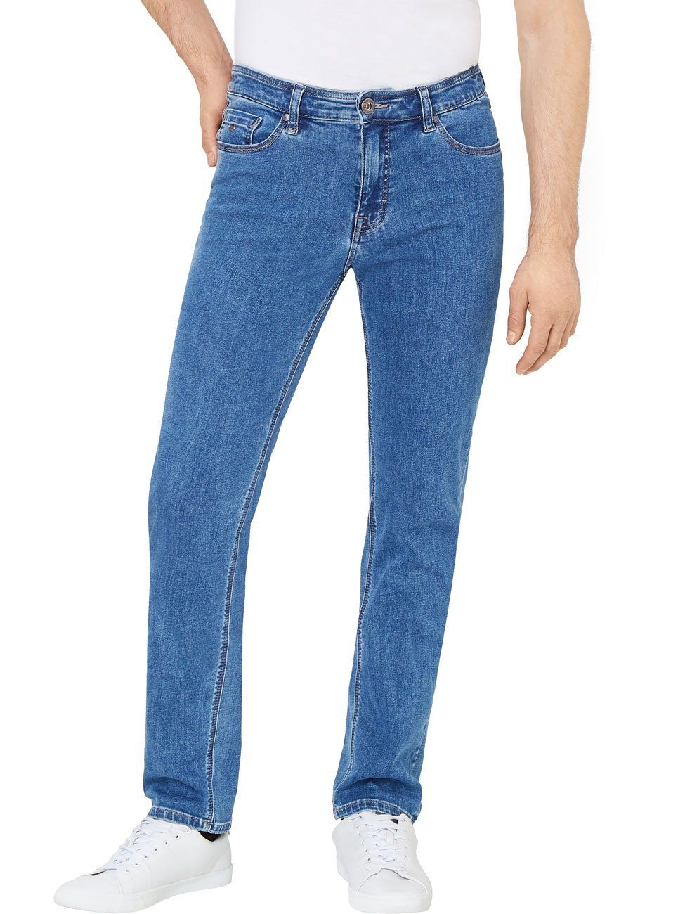 Redpoint Paddock's Slim-fit-Jeans RANGER PIPE mit Stretch blue medium stone