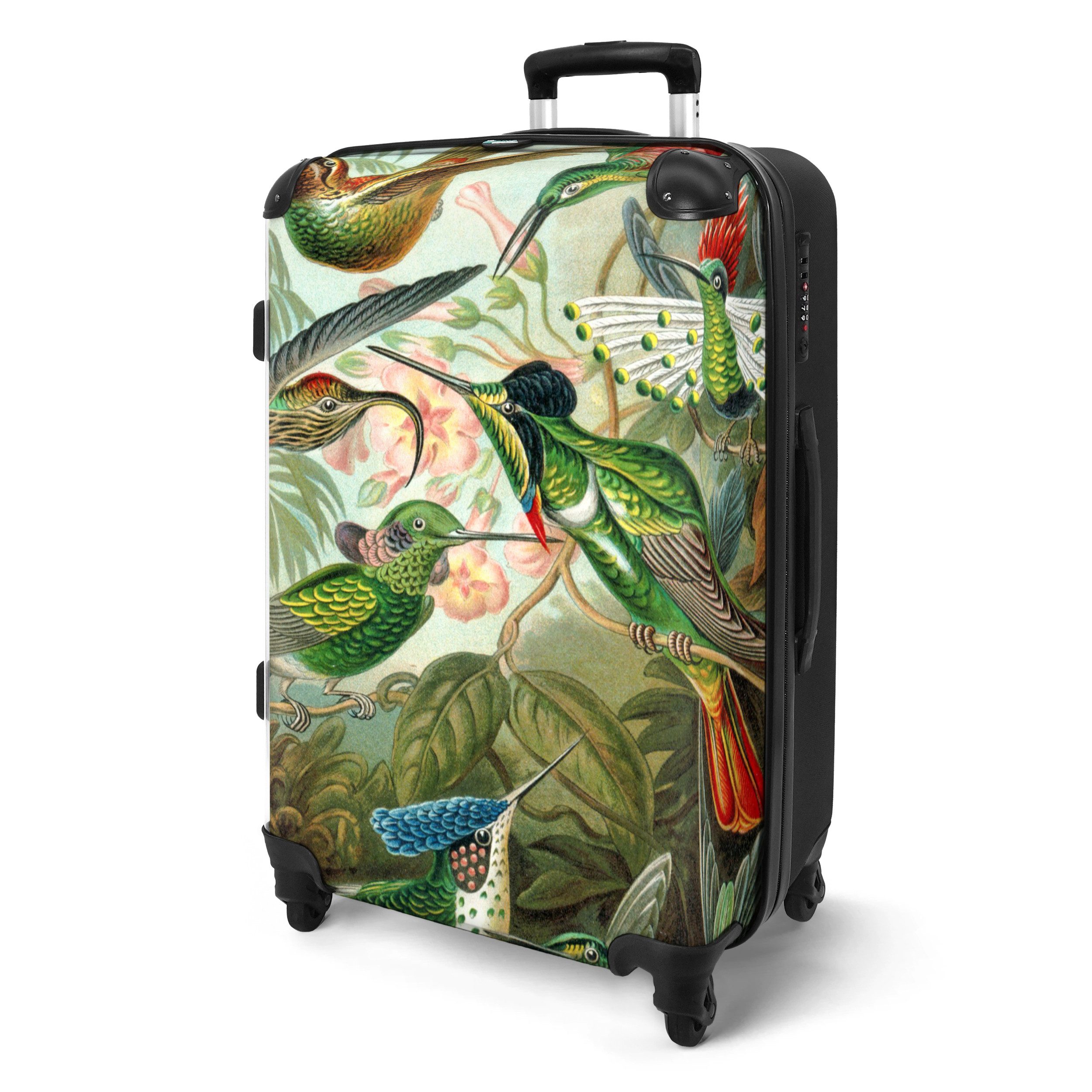 NoBoringSuitcases.com© Hartschalen-Trolley Kunst - Vogel - günstig online kaufen