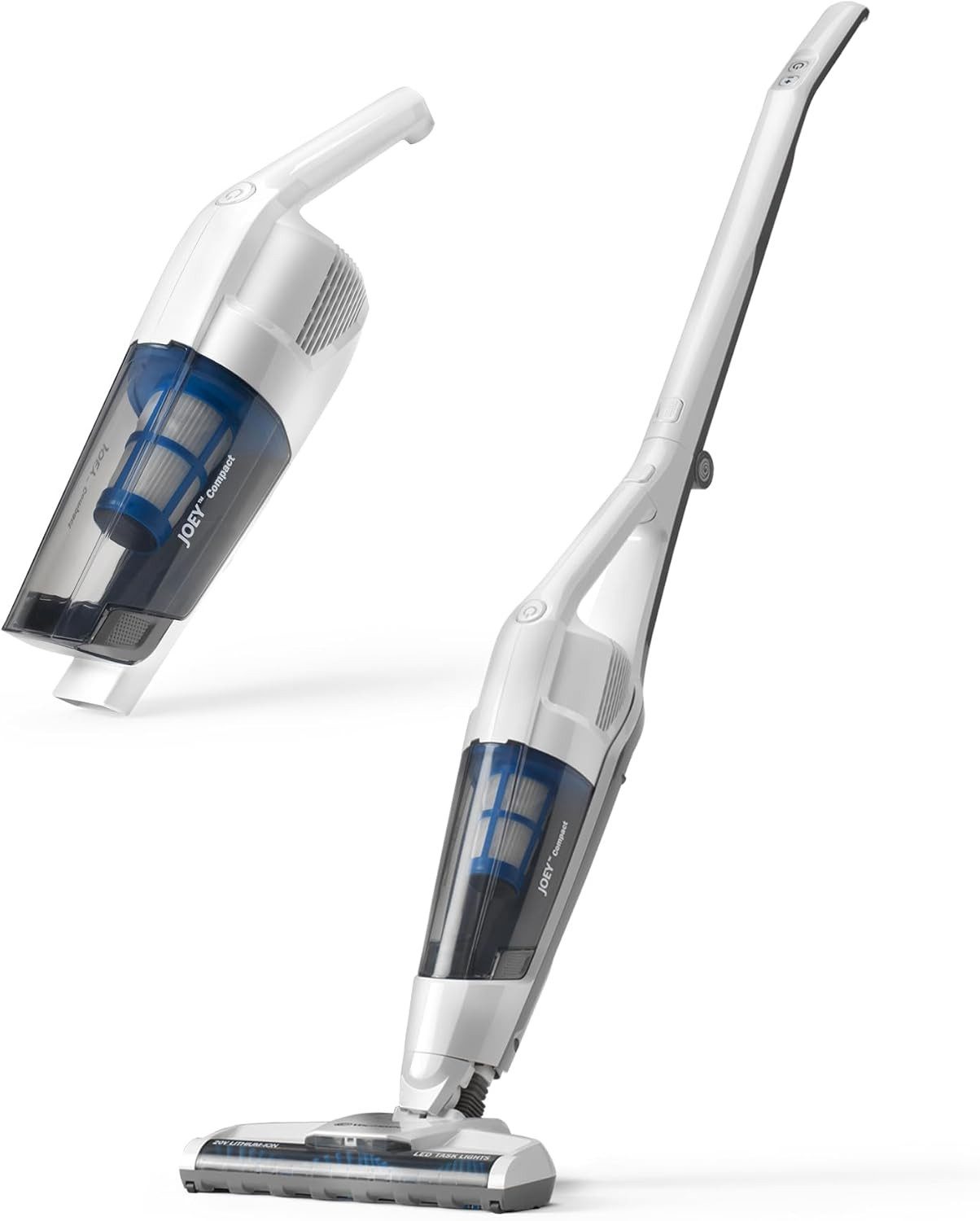 Vacmaster Bodenstaubsauger 2-in-1 Akku Staubsauger kabellos, beutellos Stielstaubsauger, beutellos, mit HEPA 13 Filter, Starke Saugkraft, bis zu 30 Min. Laufzeit