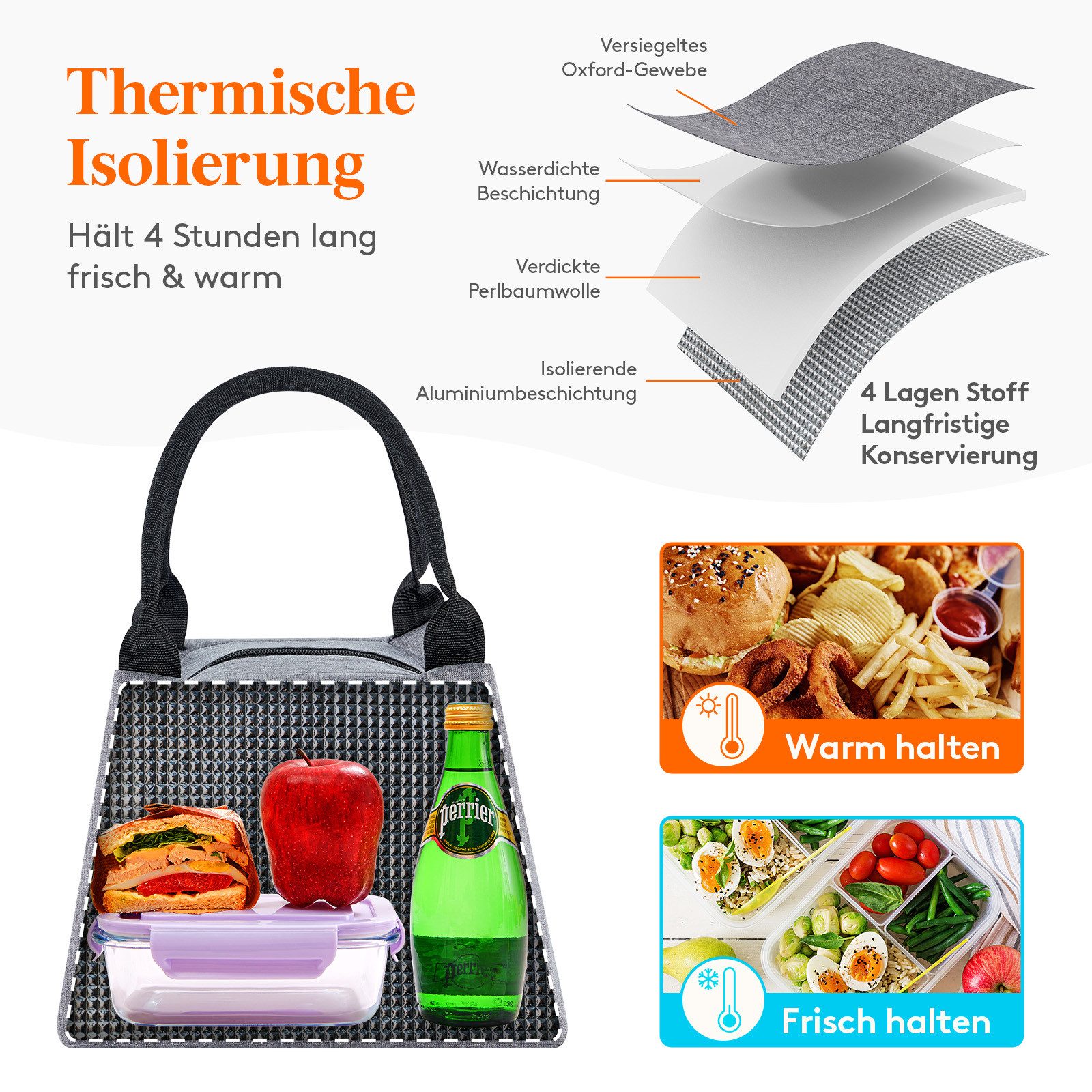 Lifewit Picknicktasche Lifewit Lunchtasche für Frauen und Männer, Medium, i günstig online kaufen