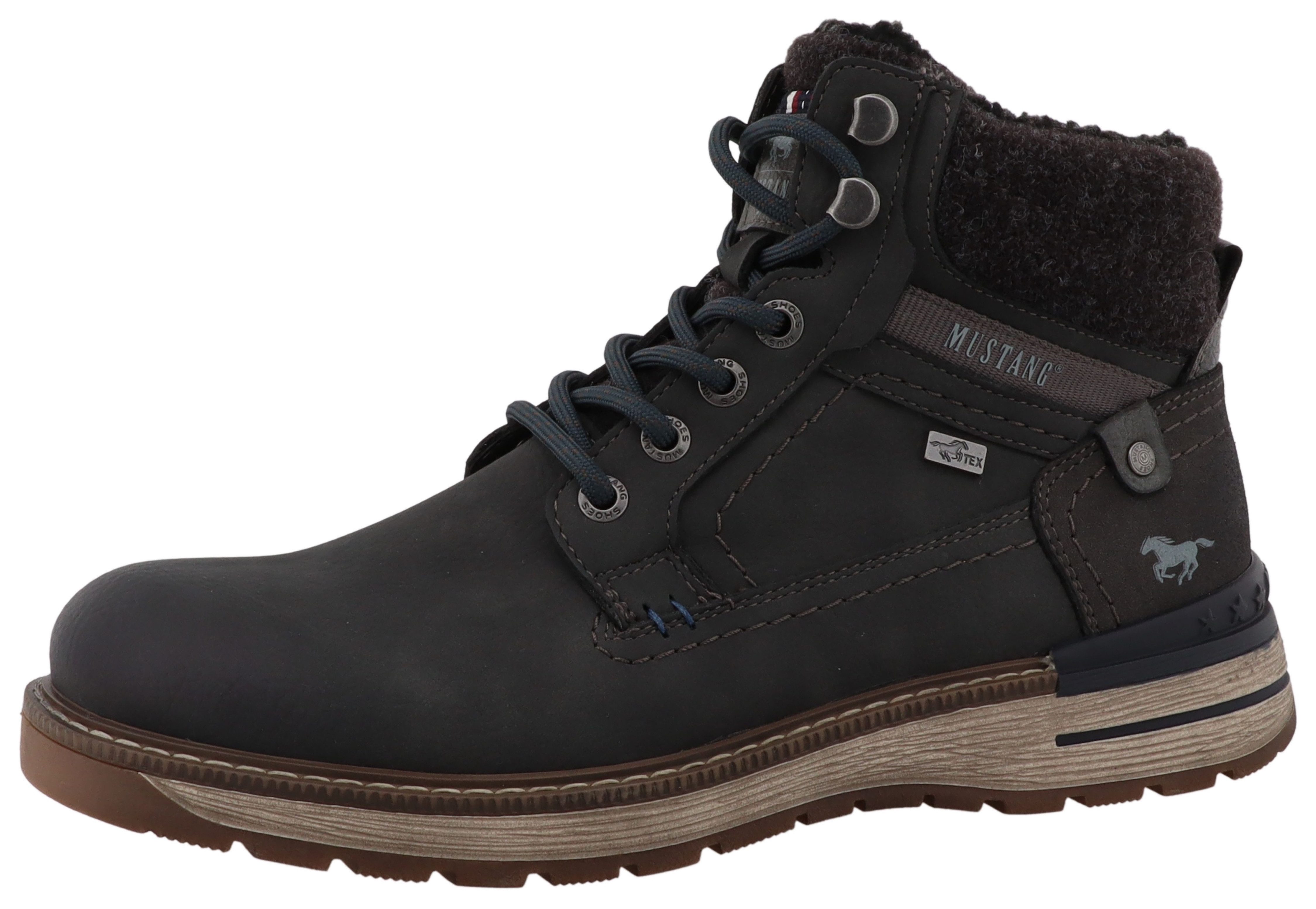 Mustang Shoes Maril Winterboots Workerboots, Schnürboots günstig online kaufen
