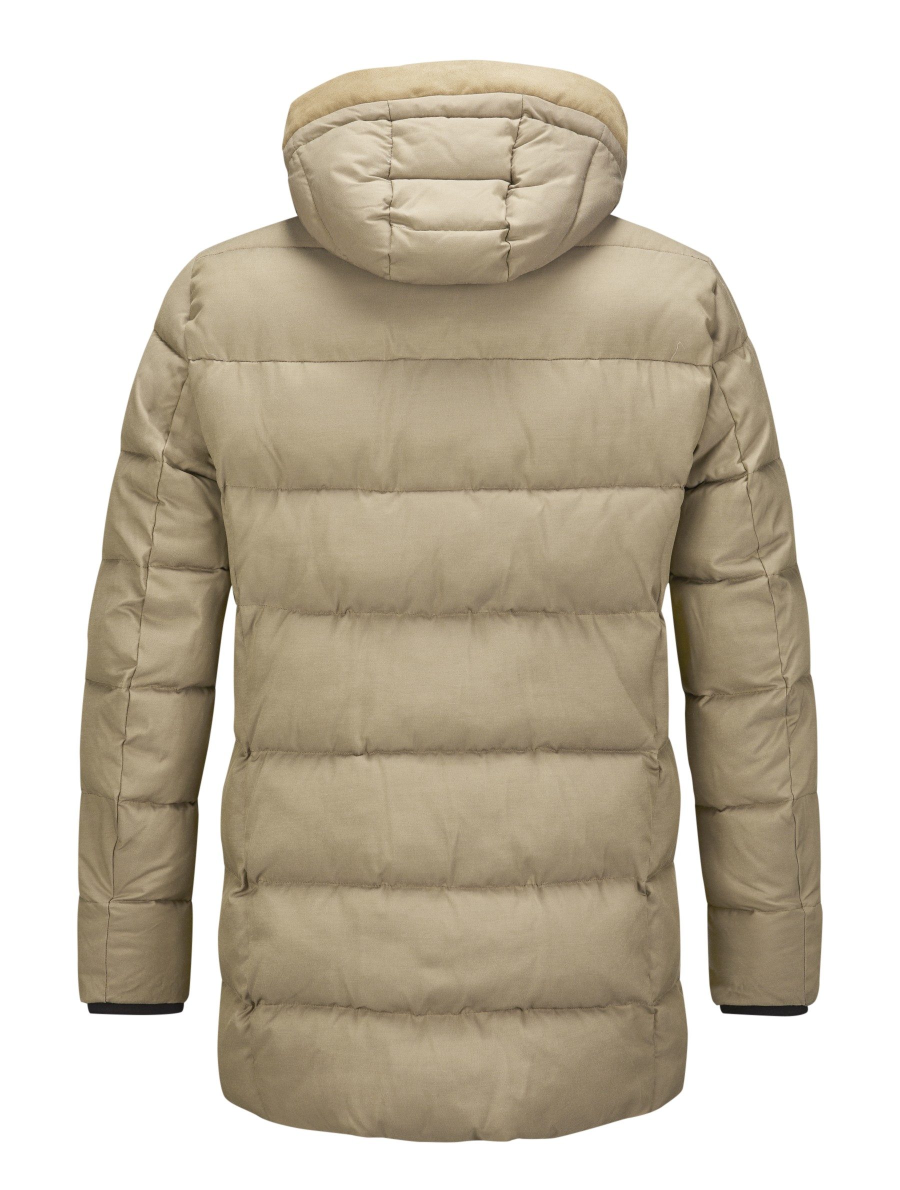 Milestone Parka MSLouis Highclass-Steppparka mit Kapuze atmungsaktiv und wasserabweisend