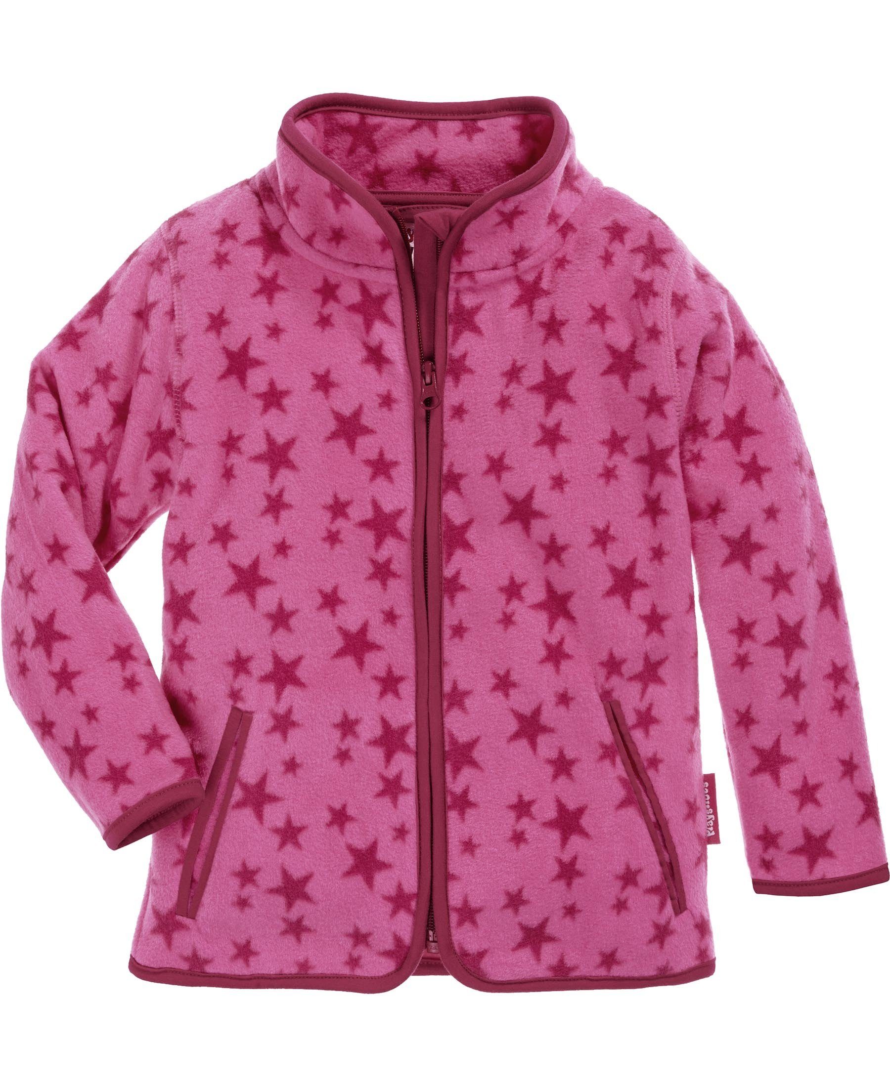 Fleecejacke Fleece-Jacke Sterne