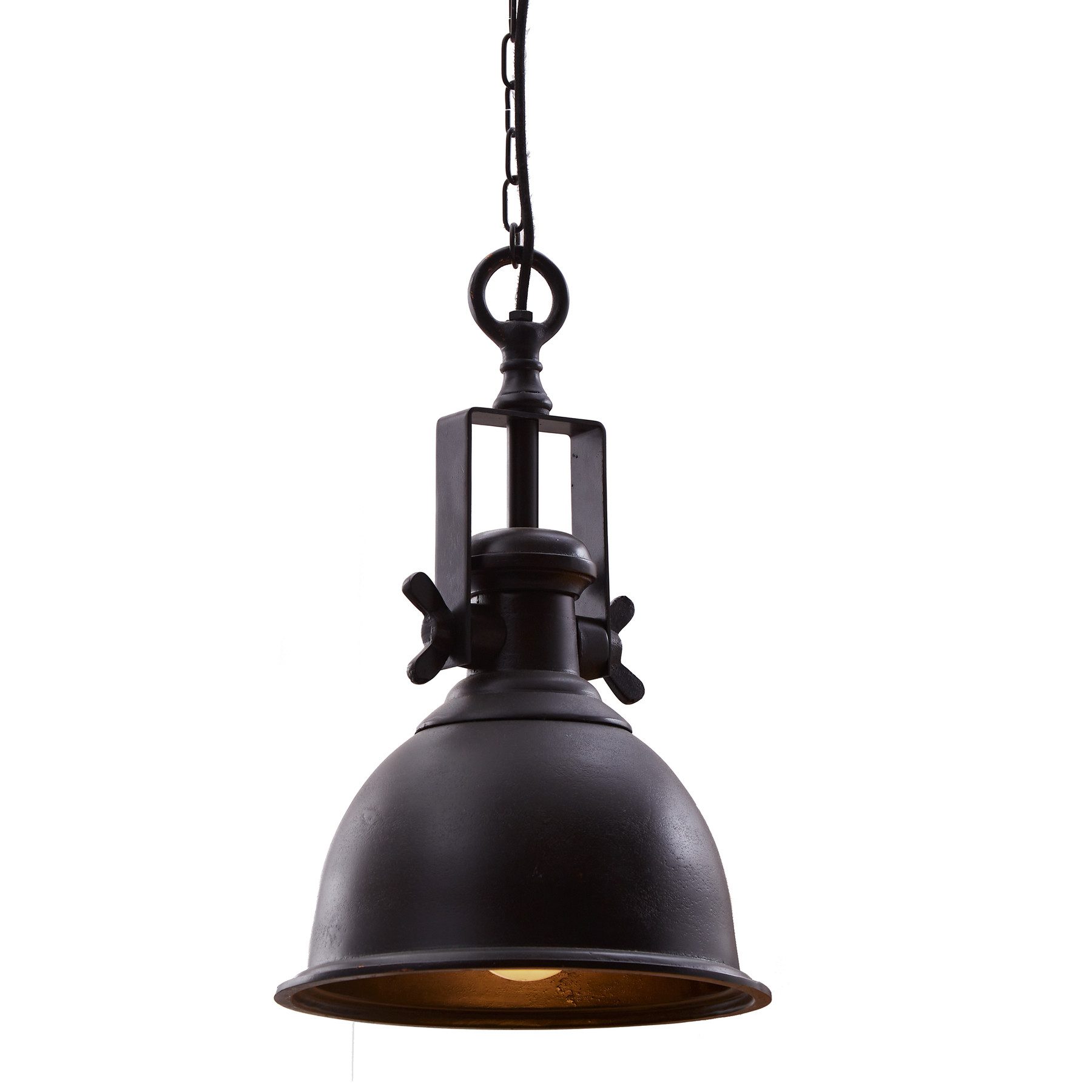 riess-ambiente Hängeleuchte INDUSTRIAL 45cm schwarz, ohne Leuchtmittel, Wohnzimmer · Metall · Esszimmer · Industrial