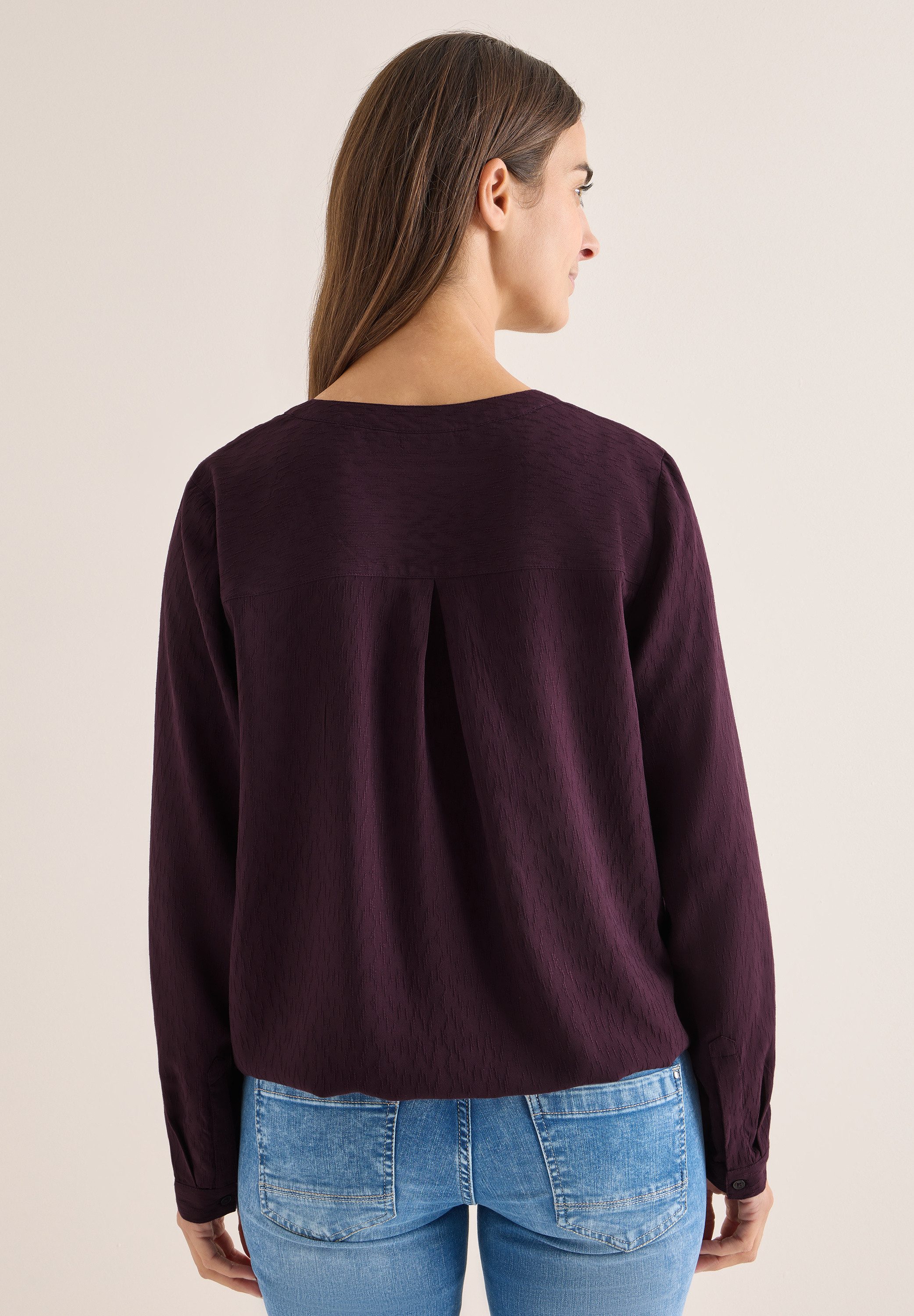 CECIL Langarmbluse mit Elastiksaum günstig online kaufen