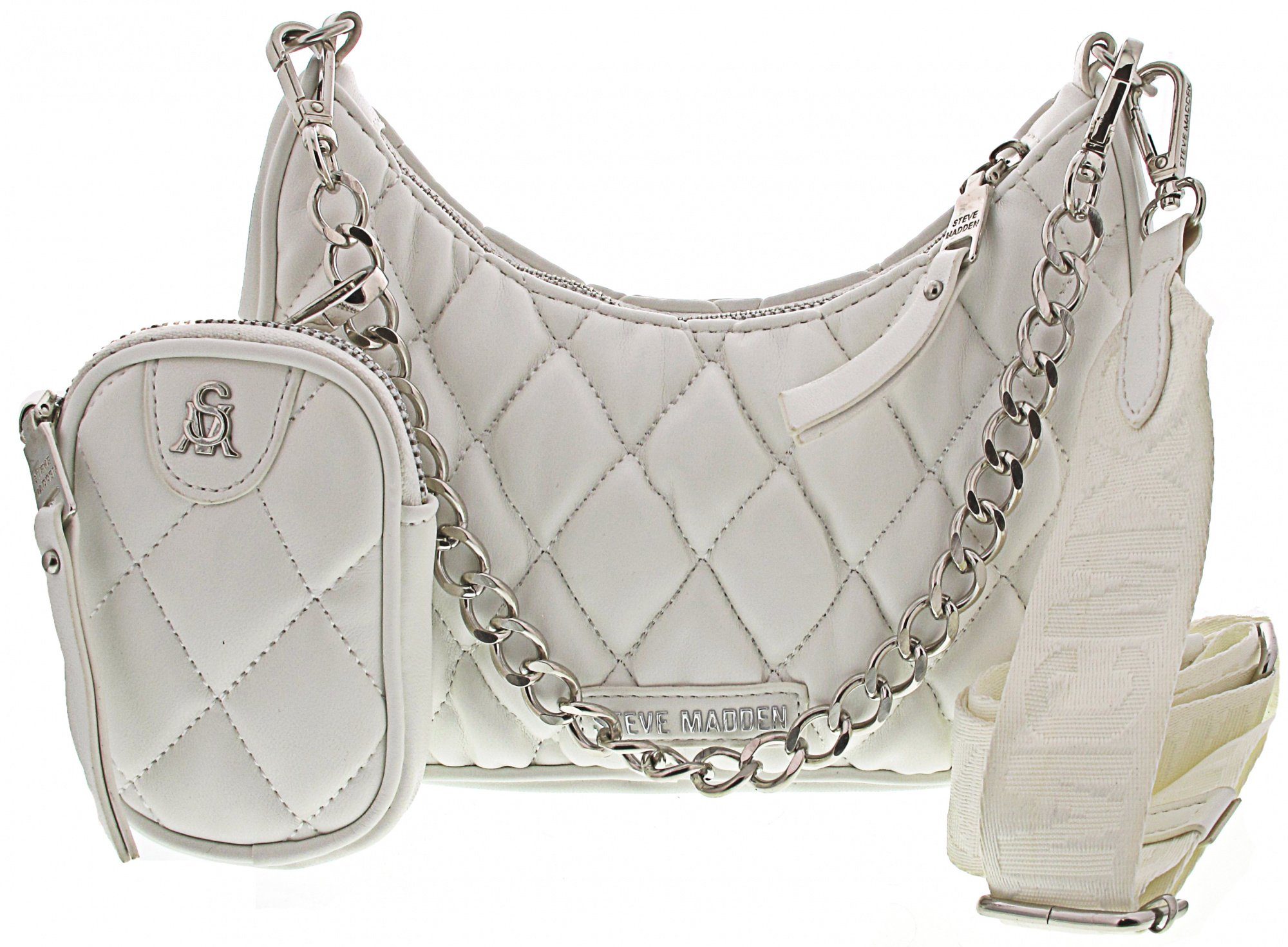 STEVE MADDEN Handtasche BvitalQ, Steve Madden BvitalQ Damen Tasche weiss