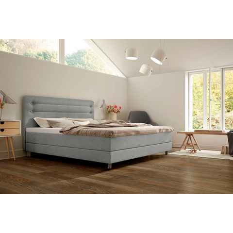 Schlaraffia Boxspringbett Fidelio, inkl. BULTEX® Topper, Holzfuß in Eiche