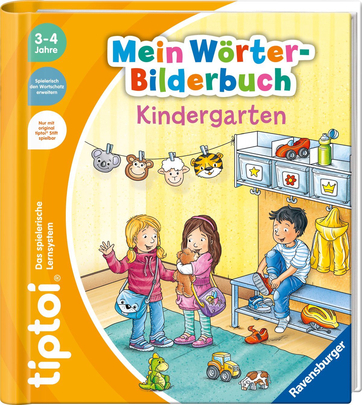 Ravensburger Spiel tiptoi® Starter-Set: Stift und Wörter-Bilderbuch Kindergarten, Made in Europe