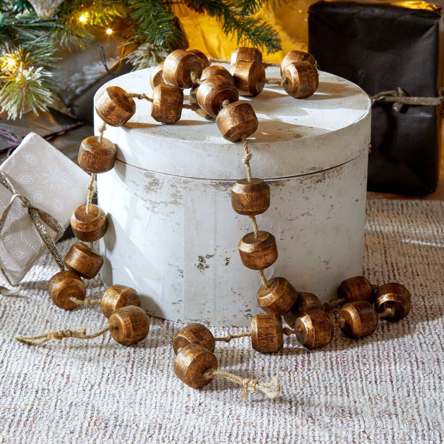 Mirabeau Girlanden Girlande Caralinas gold/braun