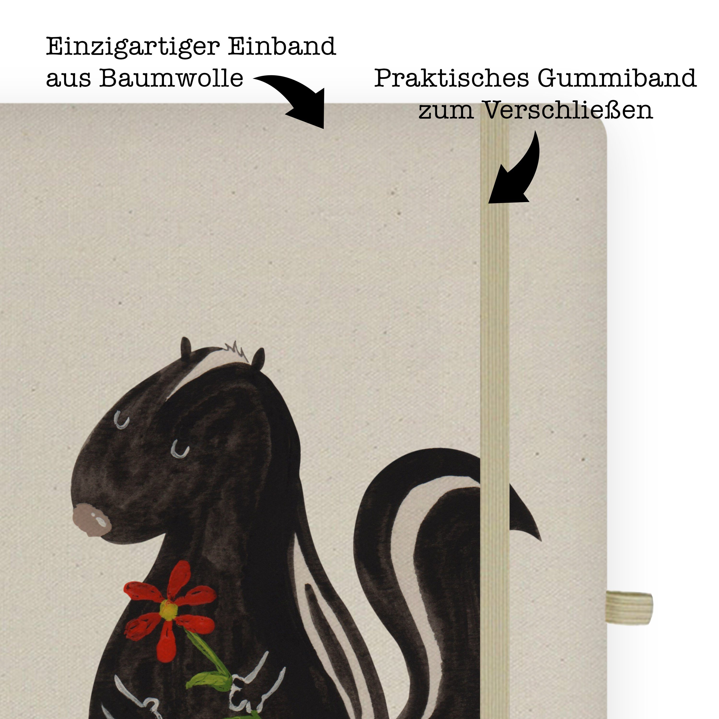 Mr. & Mrs. Panda Blume - & Notizbuch Mrs. Mr. Notizheft, Trä Transparent Stinktier Panda Geschenk, - Skizzenbuch