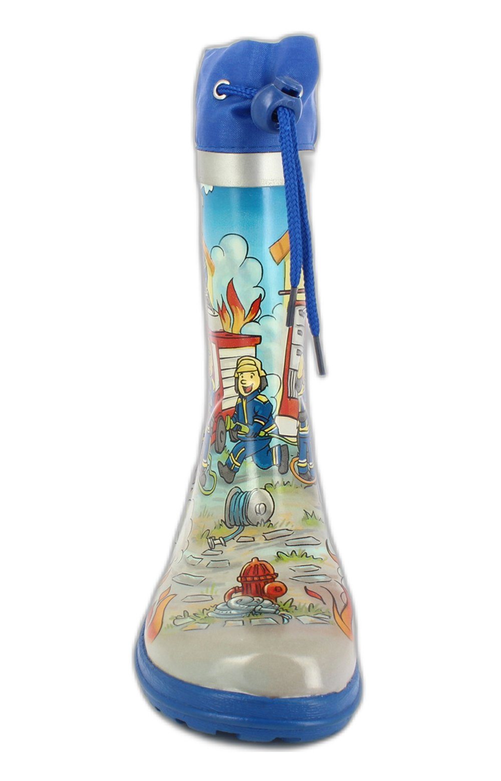 Beck Gummistiefel Fire Gummistiefel (wasserdichter, schmaler Stiefel, für trockene Füße bei Regen und Matschwetter) herausnehmbare Innensohle, weicher flexibler – Bild 3 von 5