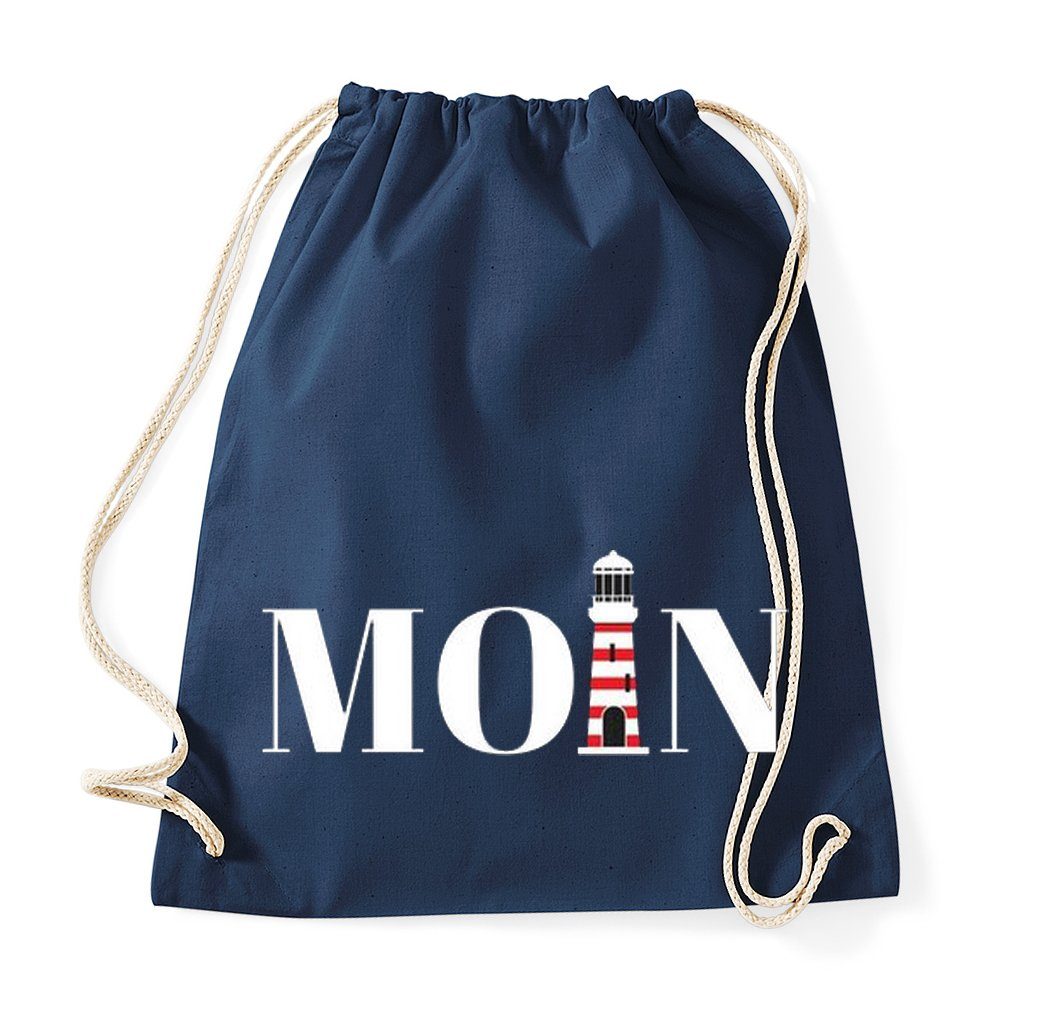 Youth Designz Turnbeutel Moin Leuchtturm Baumwoll Tasche Turnbeutel, mit modischem Print