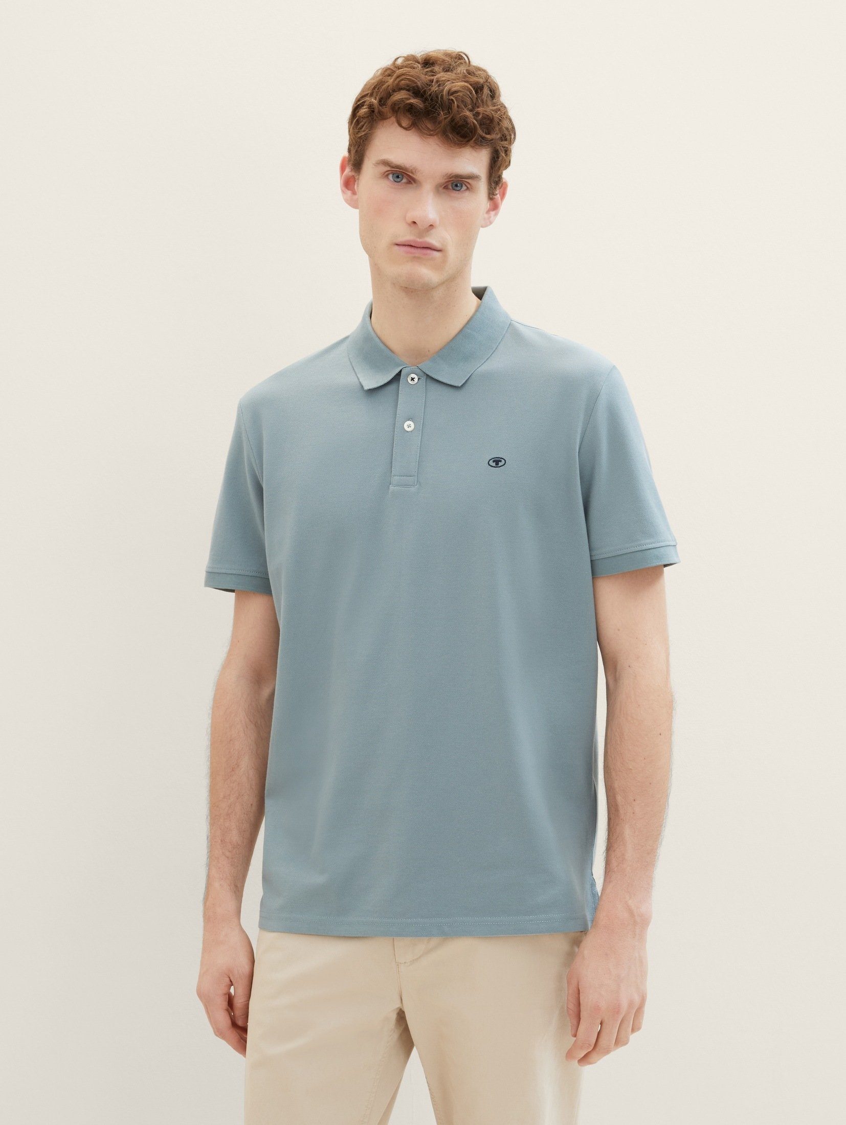 TOM TAILOR Poloshirt Поло Piqué Poloshirt aus Baumwolle