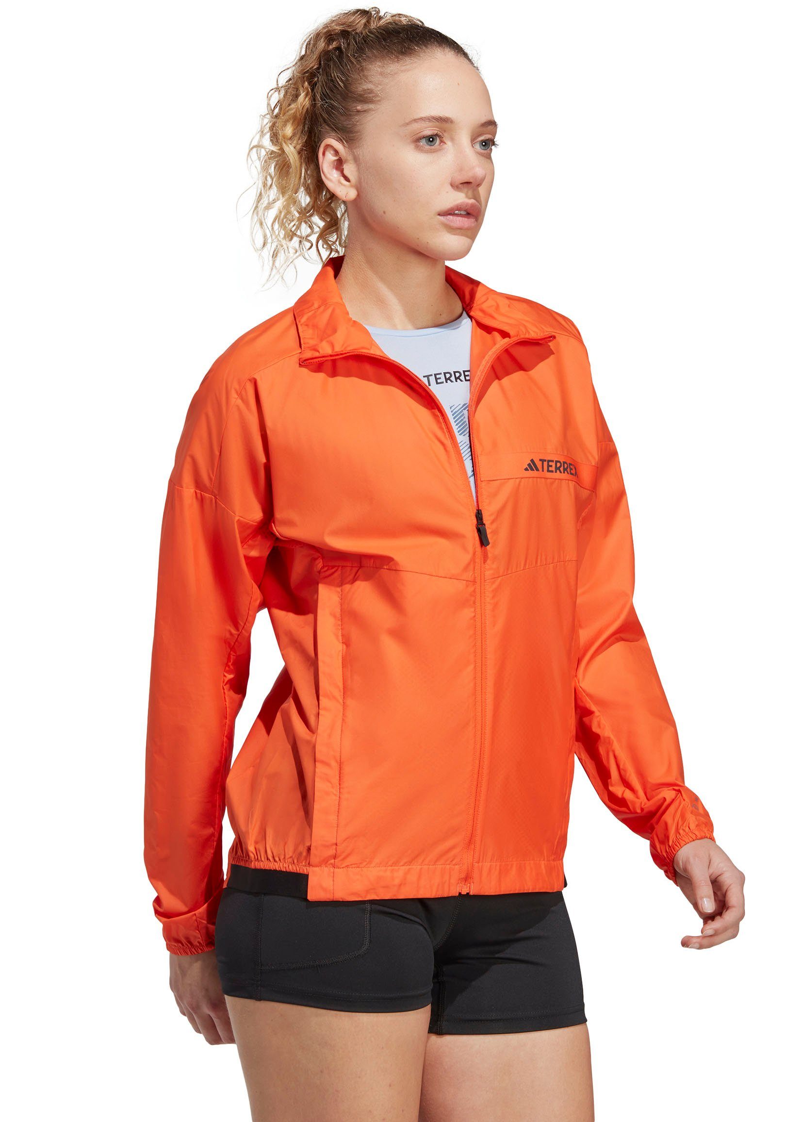 adidas TERREX Windbreaker Semi Orange Impact TERREX WIND MULTI