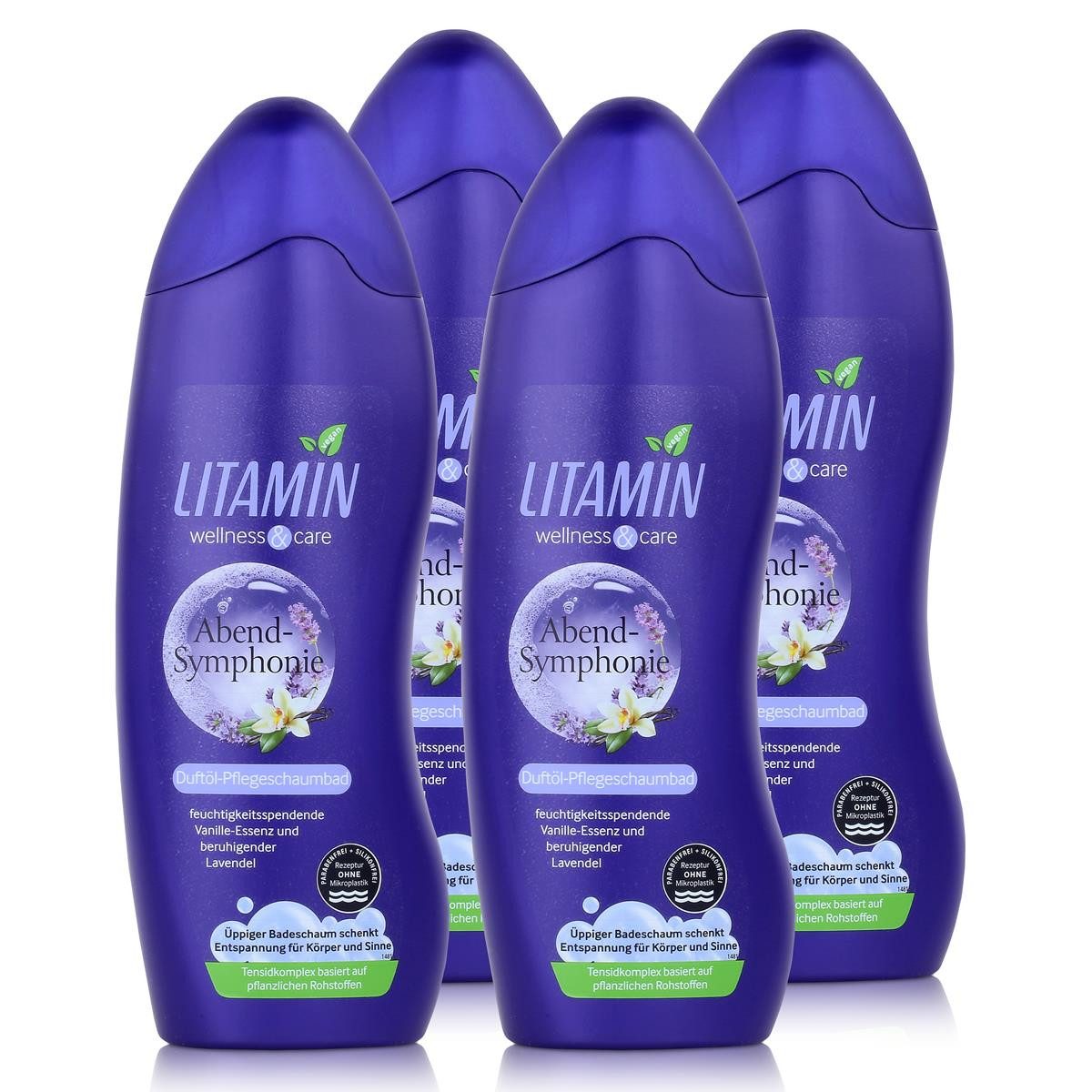 LITAMIN Badeschaum LITAMIN Duftöl-Pflegeschaumbad Abend-Symphonie 750ml Wellnes & Care (4