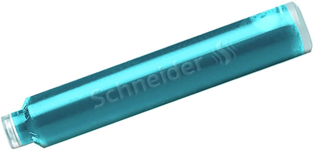 SCHNEIDER Füllhalter Tintenpatrone Standard Pastell Bermuda Blue VE=6 Stück