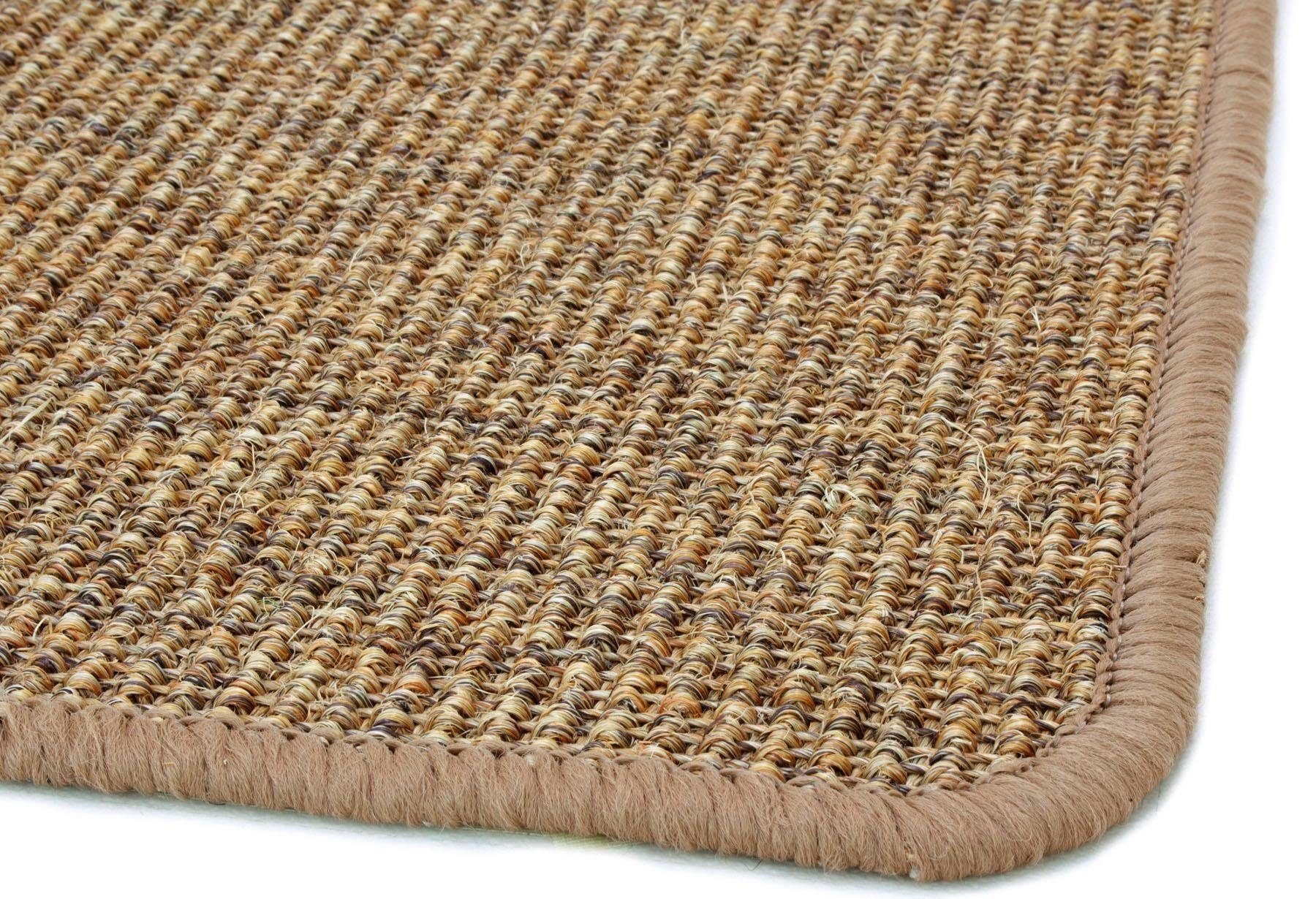 Primaflor-Ideen in Textil Sisalteppich SISALLUX, rechteckig, Höhe: 6 mm, Obermaterial: 100% Sisal, ideal im Wohnzimmer & Schlafzimmer