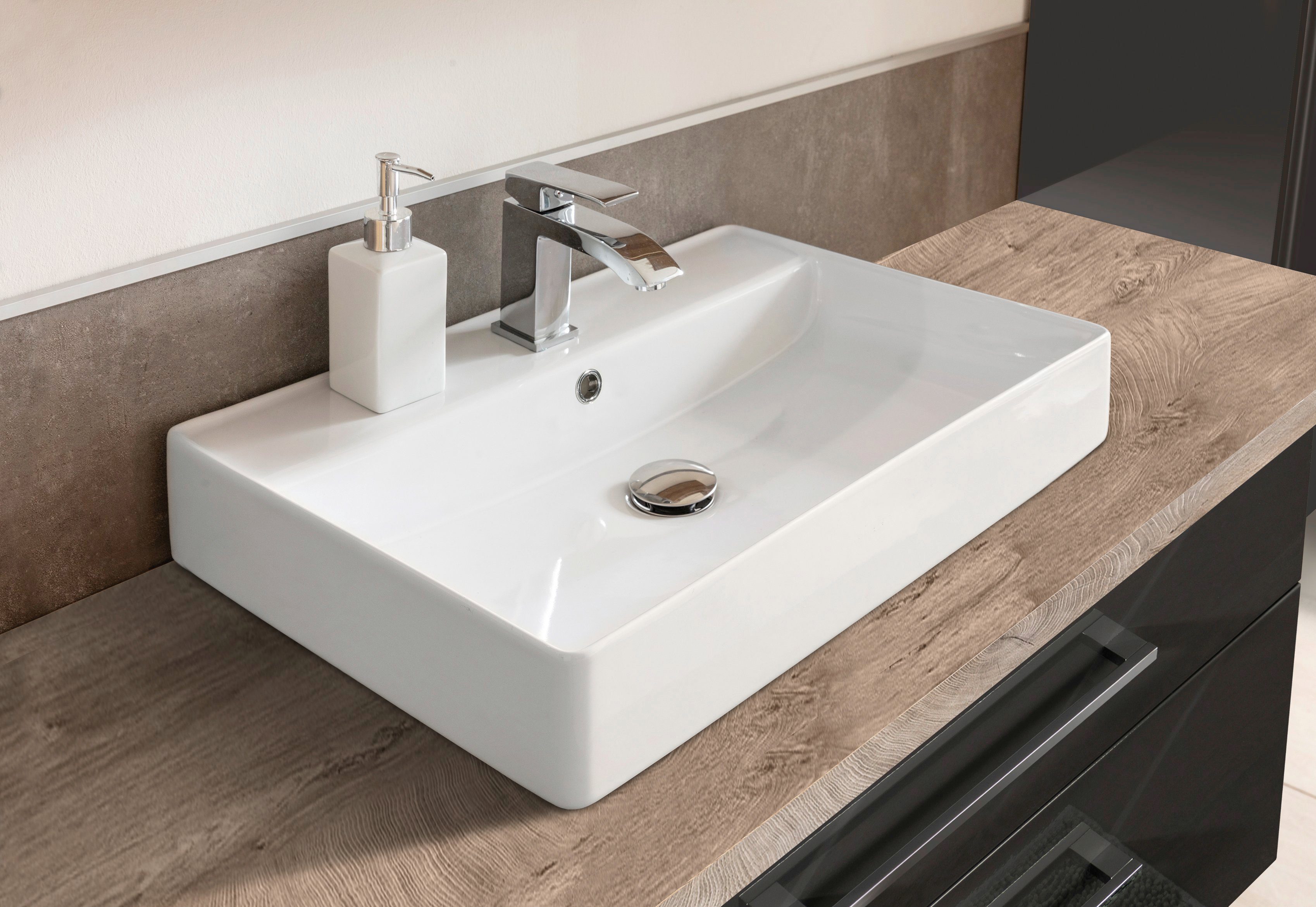 FACKELMANN Aufsatzwaschbecken