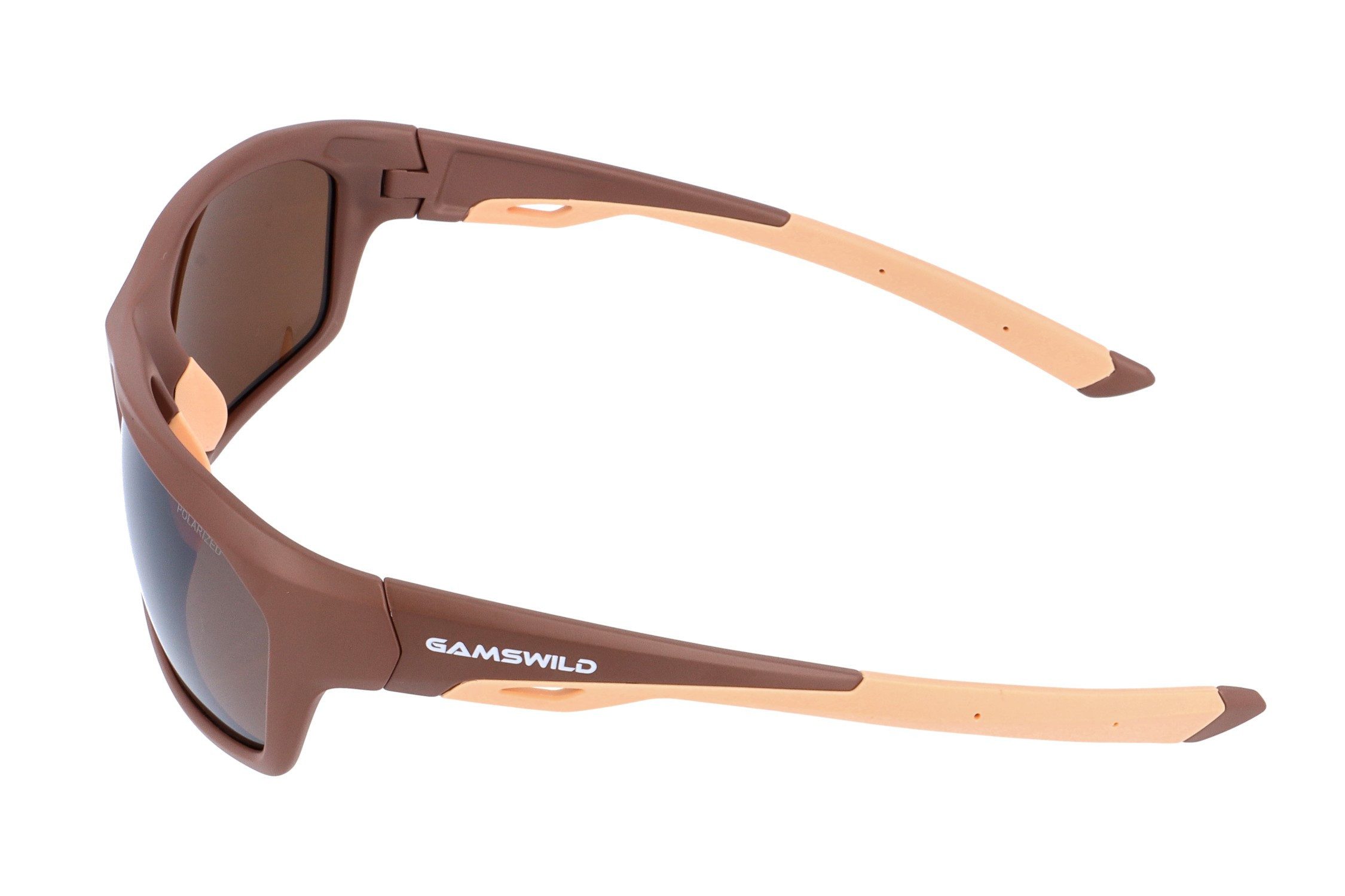 Gamswild Sonnenbrille UV400 Sonnenbrille Fahrradbrille Komfortbügel Damen Herren Modell WS4034 in olivgrün, blau, braun