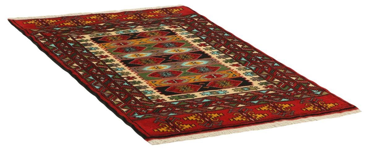 Turkaman Trading, Nain mm Handgeknüpfter Orientteppich rechteckig, / Perserteppich, 86x124 Orientteppich Höhe: 6